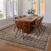Machine Washable Area Rugs for Living Room, Non-Slip Modern Carpet with Geometric Border for Dining Room & Nursery - 2 of 4