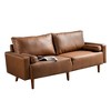 XIZZI Modern Compact 2-Seater Sofa for Small Spaces - Soft Polyester Fabric, Sponge & Plush Filling, Solid Wood Frame Loveseat in Multiple Colors - 2 of 4