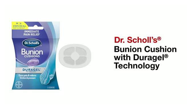 Dr. Scholl&#39;s with Hydrogel Technology Bunion Cushion - 5ct, 2 of 12, play video
