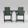 Moore 3pc POLYWOOD Patio Counter Chair Set with Connecting Table - Threshold™ - 3 of 4