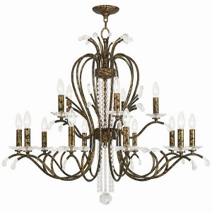 Livex Lighting Serafina 15 - Light Chandelier in  Hand Applied Venetian Golden Bronze - 1 of 4