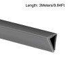 Unique Bargains Silicone Weatherproof Window Door U-Seal Extrusion Edge Trim Strip - 3 of 3