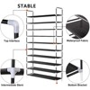 GustoWave 10 Tier Shoe Rack Organizer Storage Shoes Shelves Space Standing Black - 3 of 4