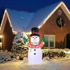 Mr. Christmas 10 ft. Outdoor Lit Inflatable - Merry Snowman - 2 of 4