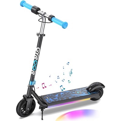 Mastgoal Electric Scooter for Kids, 150W Motor 10mph Speed Electric Scooter with Adjustable Handlebar and LED Lights