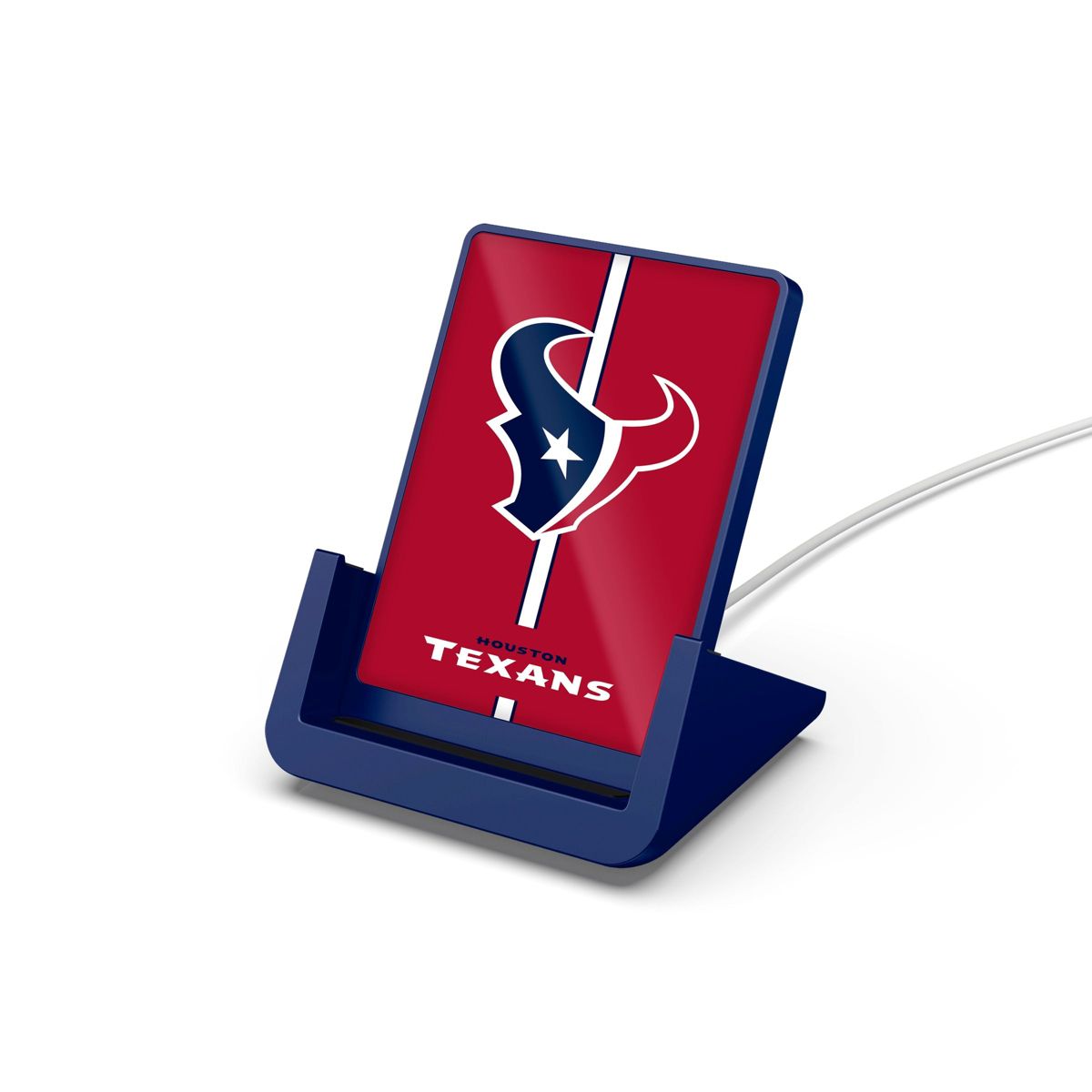 SOAR NFL Cell Phone Wireless Charging Stand- Houston Texans