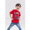 Marvel Avengers Spider-Man Captain America Hulk Birthday T-Shirt Little Kid to Big - 2 of 4