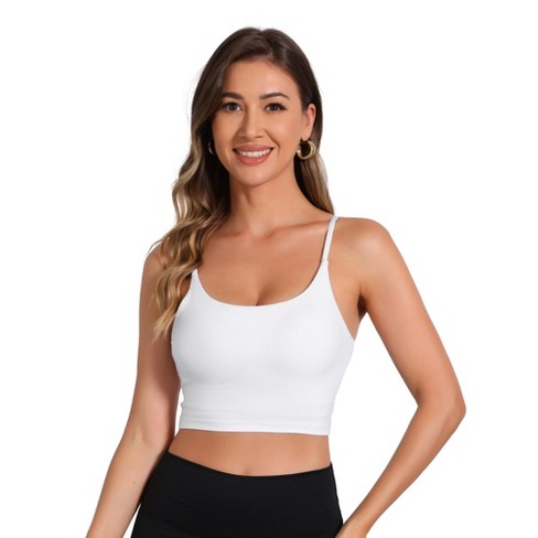 INSPIRE CHIC Women's Built-in Bra Padded Workout Basic Invisible Camisoles - image 1 of 4