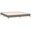 vidaXL Bed Frame Dark Gray 59.8 in.x79.9 in. Queen Fabric - 4 of 4