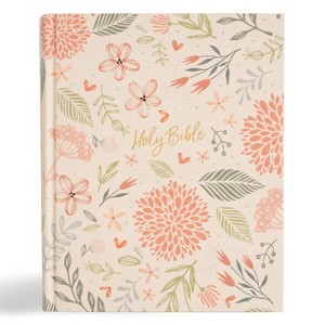CSB Notetaking Bible, Expanded Reference Edition, Floral Cloth Over Board - by  Csb Bibles by Holman (Hardcover) - 1 of 1