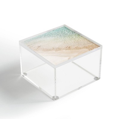 Bree Madden Hawaii Shore 4" x 4" Acrylic Box - Deny Designs
