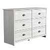 Galano Geodarno 6 Drawer Dresser (Interlock) - Dusty Grey Oak - 2 of 4