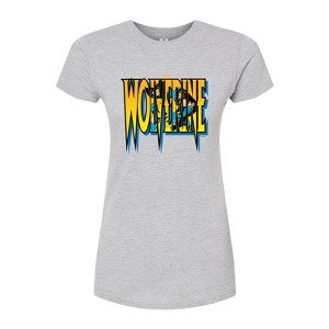 Women's - Marvel - Wolverine Logo Fitted Graphic T-Shirt - 1 of 3