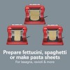 Hamilton Beach Pasta Maker 86651: Electric Stainless Steel Machine for Spaghetti & Fettuccine, Red, Hand Wash - 3 of 4