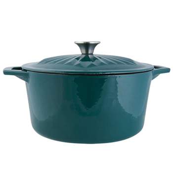 Taste of Home® 5-Qt. Enameled Cast Iron Dutch Oven with Lid, Sea Green