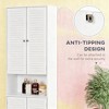 ORRDTall Narrow Storage Cabinet, 71.75" Freestanding Bathroom Organizer with Adjustable Shelves, Multi-Room Use - 4 of 4