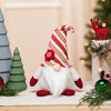 Northlight Peppermint Candy Plush Gnome Christmas Decoration - 10" - 2 of 4