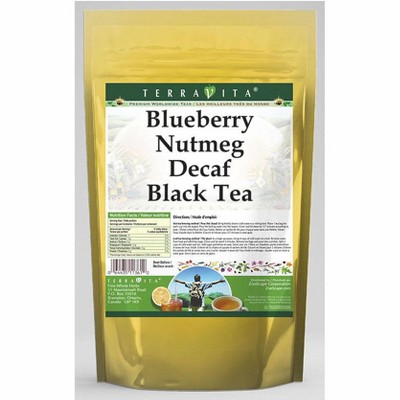 TerraVita Blueberry Nutmeg Decaf Black Tea (50 tea bags, ZIN: 540310, 3-Pack)