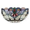 Chloe Lighting Cooper Tiffany-Style 1 Light Victorian Wall Sconce 12"Wide - 2 of 4