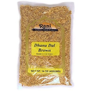 Dhana Dal (Roasted Coriander Seeds) Yellow - 14oz (400g) - Rani Brand Authentic Indian Products - 1 of 4