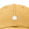 Dalix Lil Flower Embroidered Cotton Cap Outdoor Dad Hat Womens - 2 of 4
