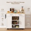 Celebalcony Aralynne 40"W Kitchen Island Cart - 3 of 4