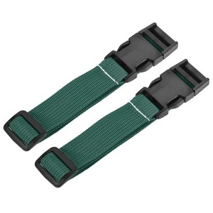 Unique Bargains Travel Packing Adjustable Utility Strap with Buckle 2 Pcs - 1 of 4