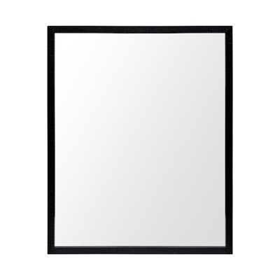 HomeRoots 32" Black Framed Bathroom Vanity Mirror