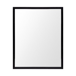 HomeRoots 32" Black Framed Bathroom Vanity Mirror - 1 of 4