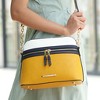 MKF Collection Karelyn Women's Vegan Leather Crossbody Bag by Mia K - Olive Yellow - 3 of 4