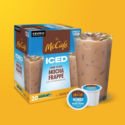 Keurig McCafe ICED One Step Mocha Frappe Medium Roast K-Cup Pods - 20ct