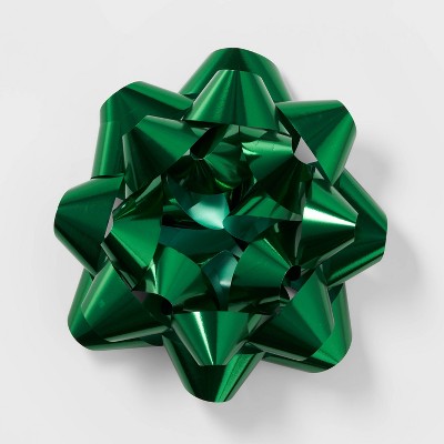 Mega Glitter Bow Green  - Wondershop™