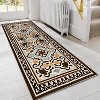 DOMETOUR Farmhouse Kitchen Rugs Set of 3 Washable Throw Rugs with Rubber Backing Non Slip Floor Mats Carpet for Kitchen, Laundry Room - 3 of 4