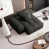 Modern Oversized Modular Sectional Sofa, Sofa with Sparkling Chenille Tufted Foam Pillows, DIY Combination Design Sofa-Baofuwish - 3 of 4