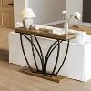 Tribesigns 41.3"Sofa Table, industrial Behind Couch Furniture, Narrow Long Console Table for Entryway, Living Room, Hallway, Office, Rustic Brown - 4 of 4