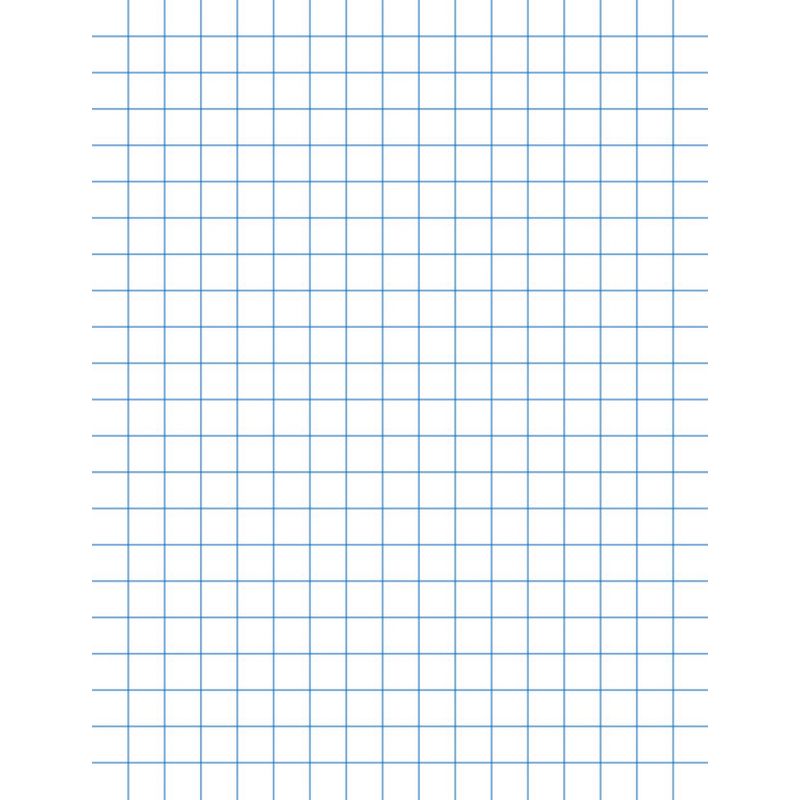 School Smart Graph Paper, 15 lb, 1/8 Inch Grids, 8-1/2 x 11 Inches, 500 Sheets, 1 of 3