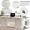 NicBex Home Office Desk Modern Executive Desk with 2 Cabinets and 3 Drawers for Office, Study - 4 of 4