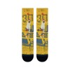 NBA Golden State Warriors Scratch Player Large Crew Socks - Stephen Curry - image 2 of 4