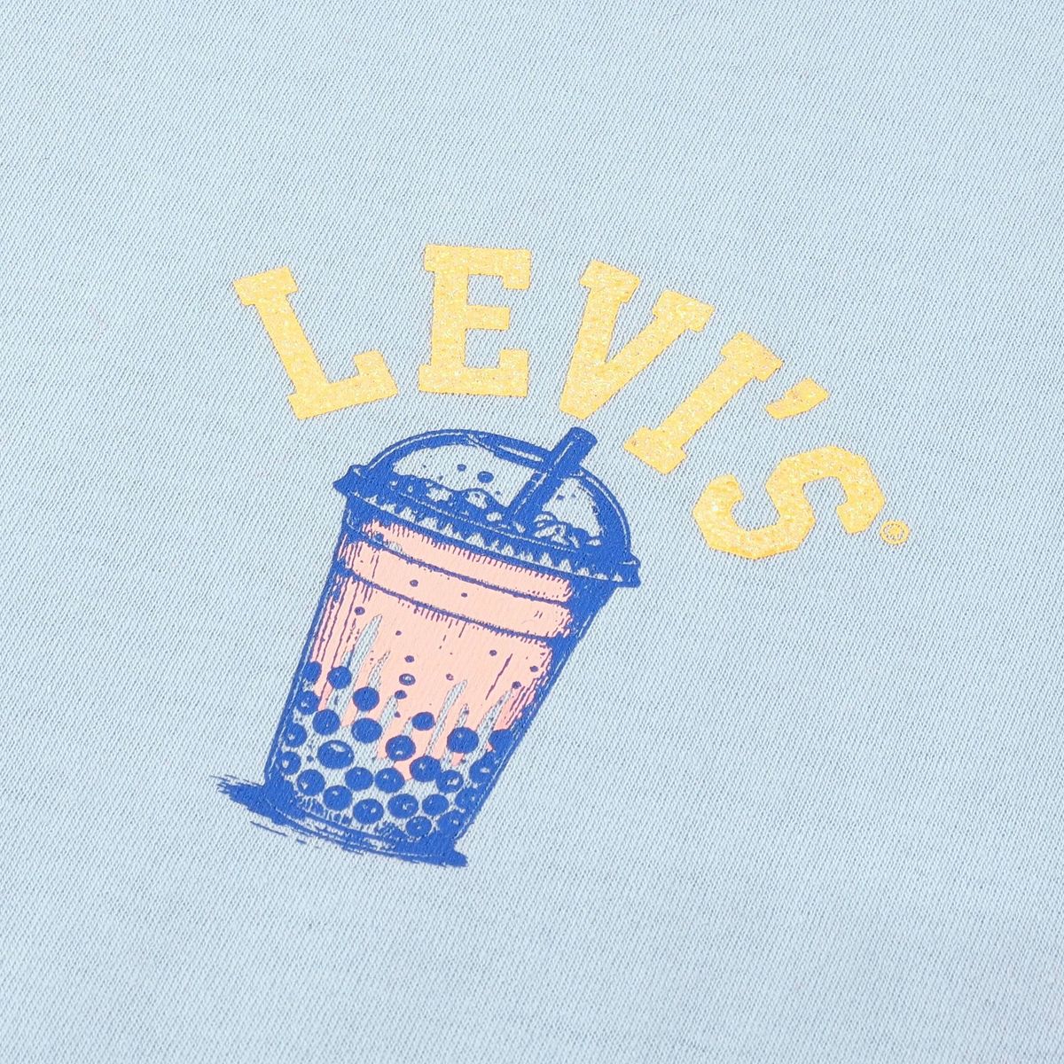 Levi's® Girls' Boba Oversized T-Shirt Blue - thumbnail 6