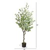 Nearly Natural 4.5-ft Eucalyptus Artificial Tree - 2 of 4