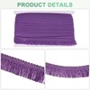 Unique Bargains Polyester Boho Durable Multipurpose Tassel Fringe Trim 27 Yards 1 Inch 1 Pc - 2 of 4