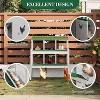 Coucheta Laying Boxes for Hens, Metal Nesting Boxes for Chickens, Chicken Nesting Box with Perch & Lid - Versatile Wall Mount or Free Standing - 4 of 4