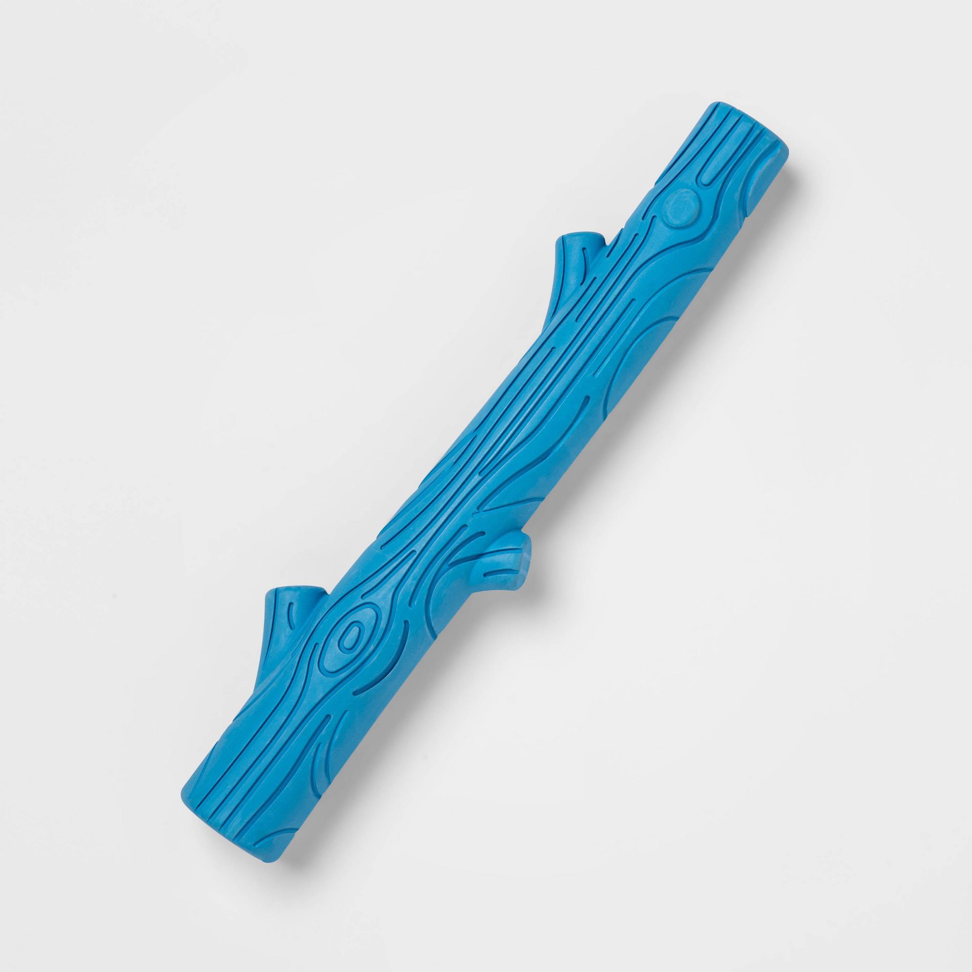 Long Rubber Stick with Crinkles Dog Toy - Blue - Boots & Barkley™: For Fetch, Chase, Pounce Activities, All Ages, Medium to Large Breeds