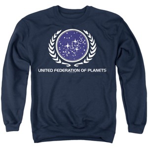 Star Trek United Federation Logo Adult Crewneck Sweatshirt - 1 of 4