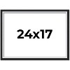 PosterPalooza | Flat Silver Picture Frame - UV Acrylic, Backing Board, Hanging Hardware Included - 2 of 4