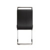 Sapphtopaz Modern Dining Chairs Set PU leather Upholstered High Back Chairs with C-Shaped Metal Legs Kitchen Chairs for Living Room - 4 of 4