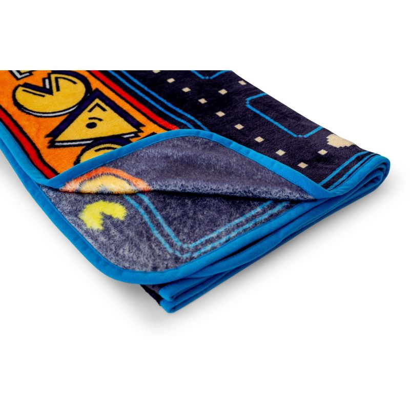 Just Funky Pac-Man Maze Fleece Throw Blanket | Cozy Lightweight Blanket | 45 x 60 Inches, 2 of 7