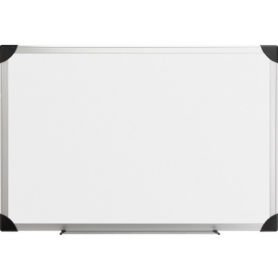 Lorell Dry-Erase Board 24"x18" Aluminum Frame/White 55650