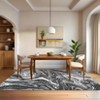 Modern Abstract Large Area Rug 9x12 Washable Rugs For Living Room Stain Resistant Throw Carpet With Non-Slip Backing For Bedroom Nursery Apartment - 2 of 4