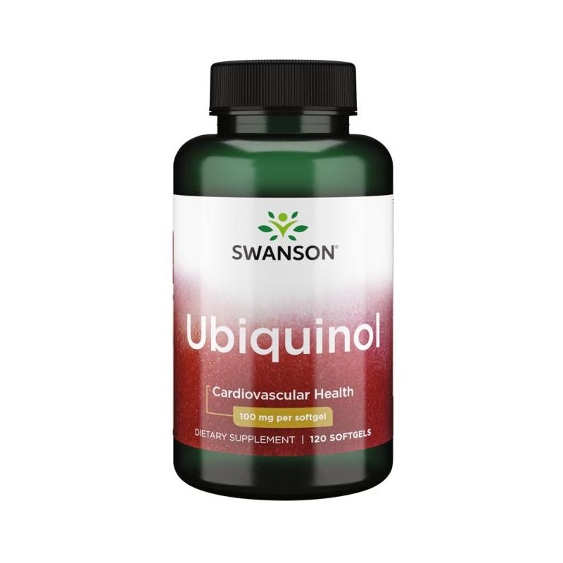 Swanson Dietary Supplements Ubiquinol 100 mg Softgel 120ct, 1 of 4